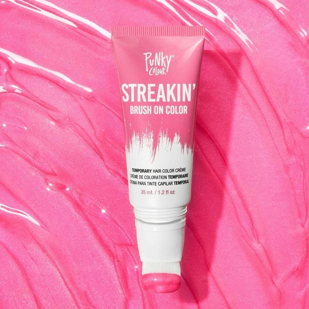 Punky colour hair streaks paint
